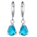 European And American Fashion Inlaid Zircon Earrings