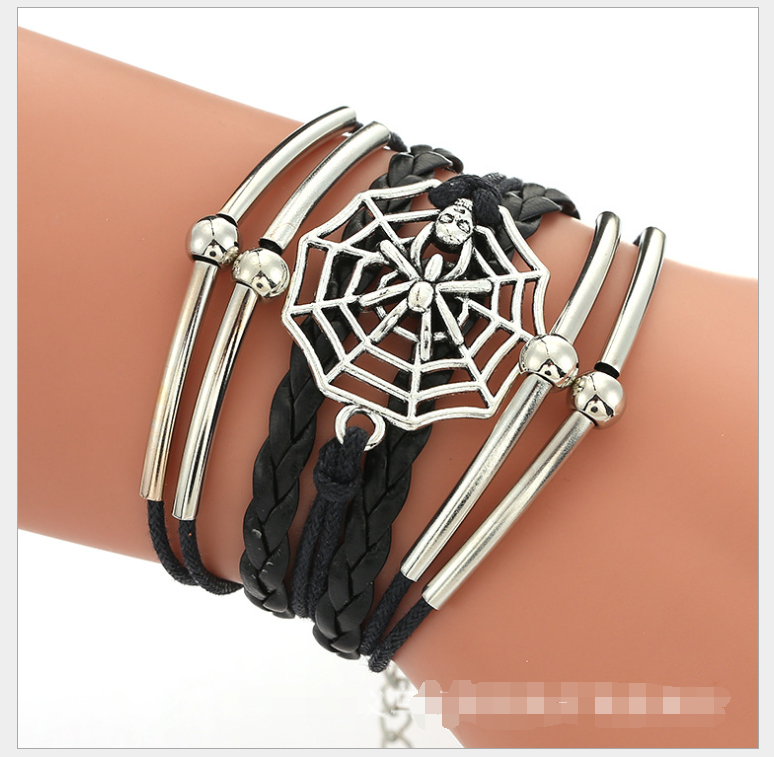 European and American big-name multi-layer woven bracelet bracelet rope