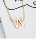 Fashion accessories with 26 letter necklaces Korean version of the clavicle chain