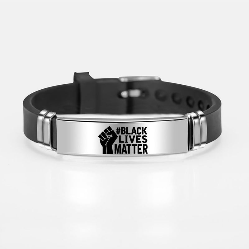 Stainless Steel Silicone Bracelet