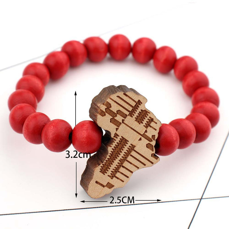 Elastic Wire Bracelet Fashion Bracelet Africa Map