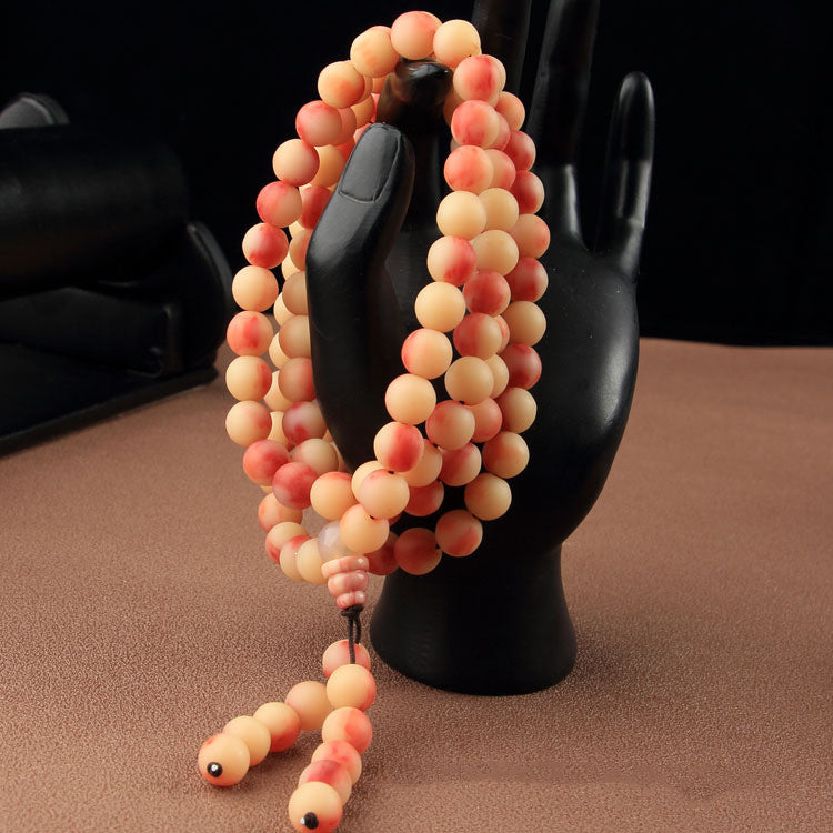 Blood Tibetan Camel Bone String 108 Beads