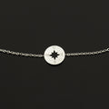 Compass Bracelet For Women Stainless Steel Chain