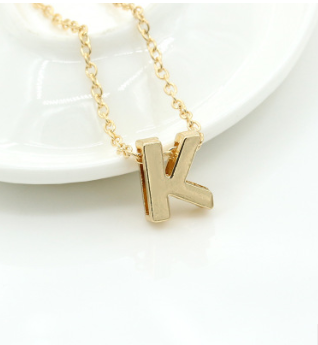 Fashion accessories with 26 letter necklaces Korean version of the clavicle chain