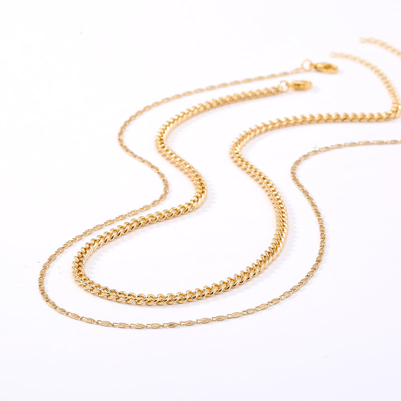 European And N Fashion Accessories Choker European Version Of The Elements Of Personality Fashion Necklace Necklace Collarbone Chain, Multi-layer Necklace Female Ins