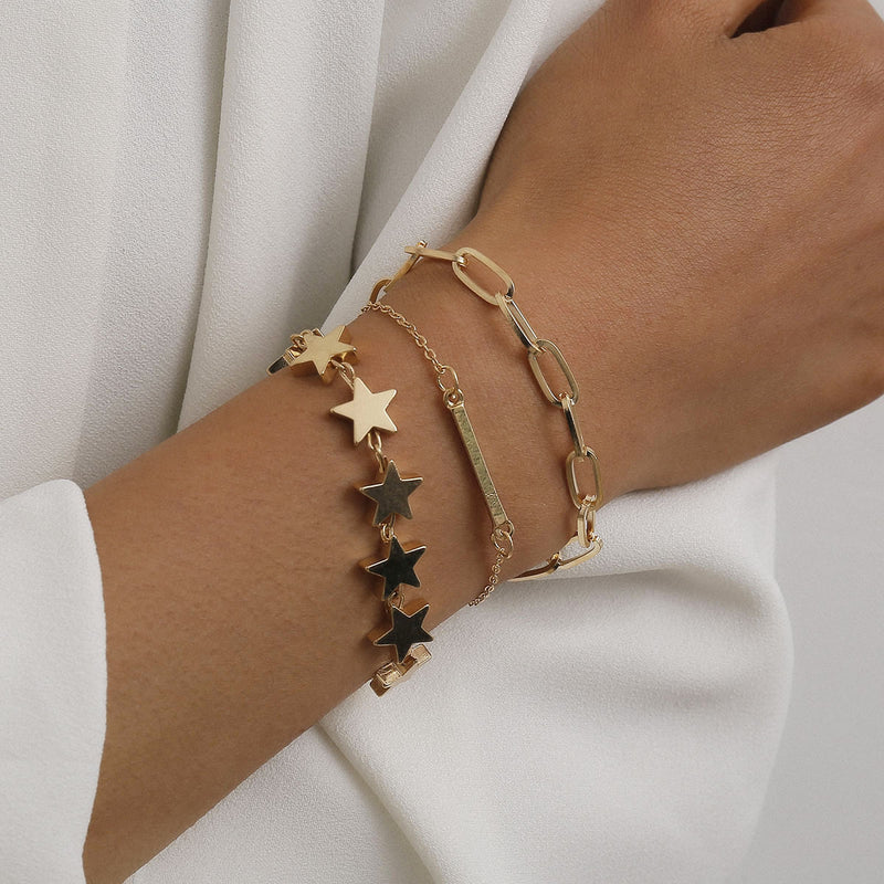 Personality Simple Tassel Cross Chain Bracelet Women