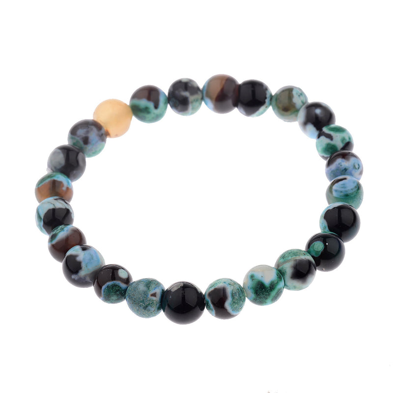 Fashion Natural Colored Stone Men's and Women's Bracelets