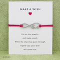 MAKE A WISH Blessing Card infinity wish Bracelet
