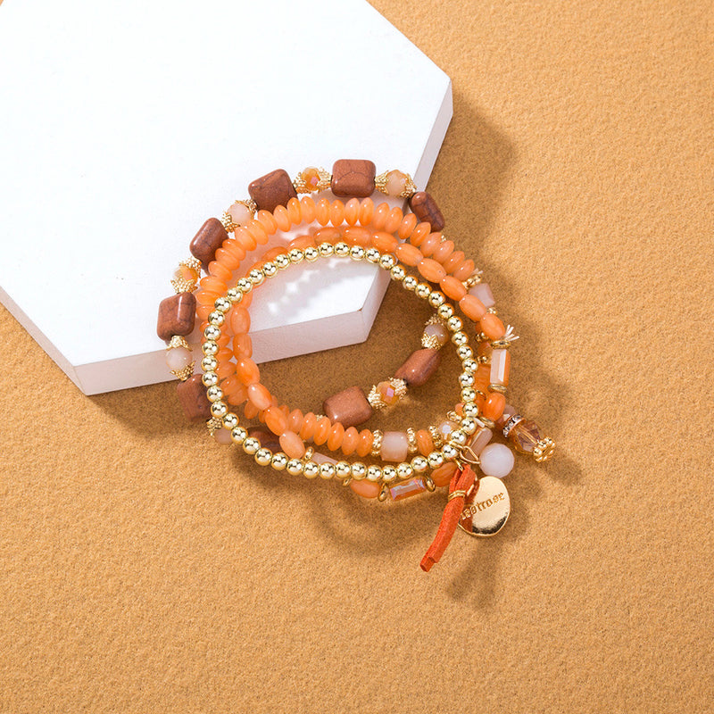Ethnic Style Jewelry,  Multiple Beaded Love Bracelets