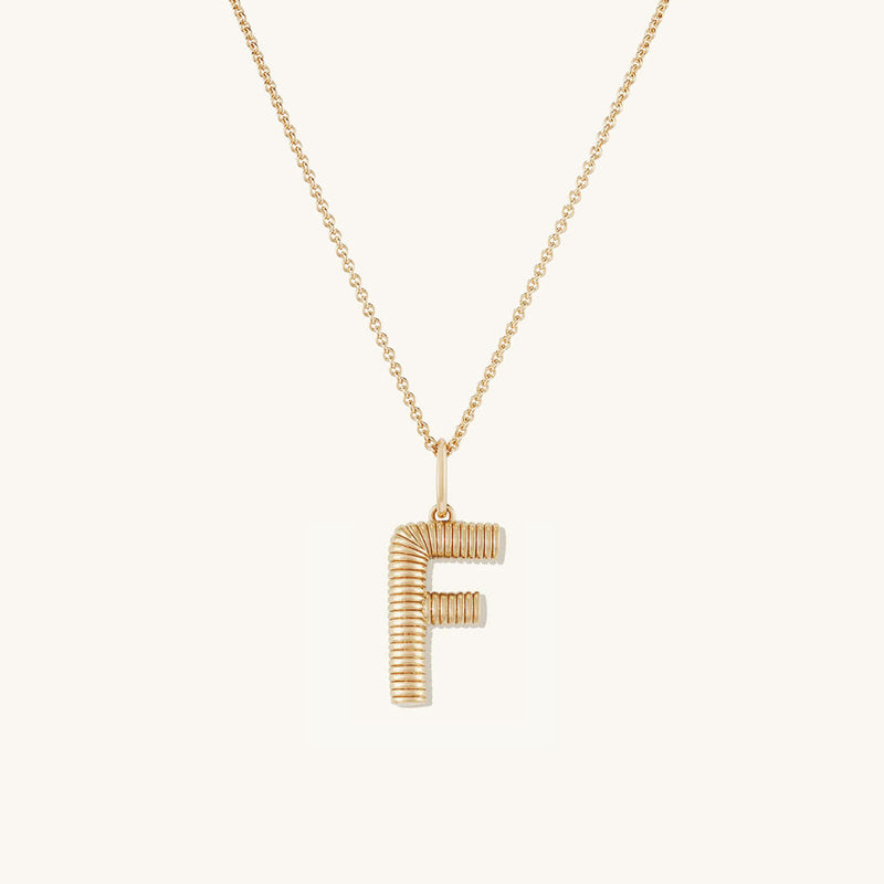 Personalized Simple Letter Necklace Fashion Creative Pattern Gold 26 Letter