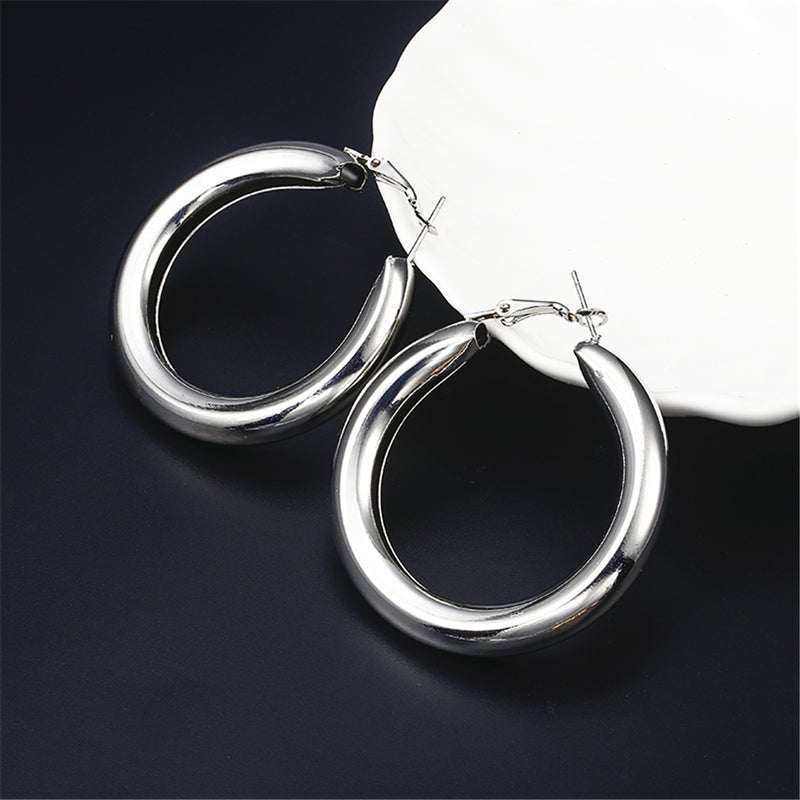 Exaggerated fashion alloy ring earrings