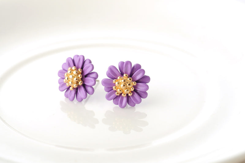 Creative Sweet Little Daisy Alloy Earrings