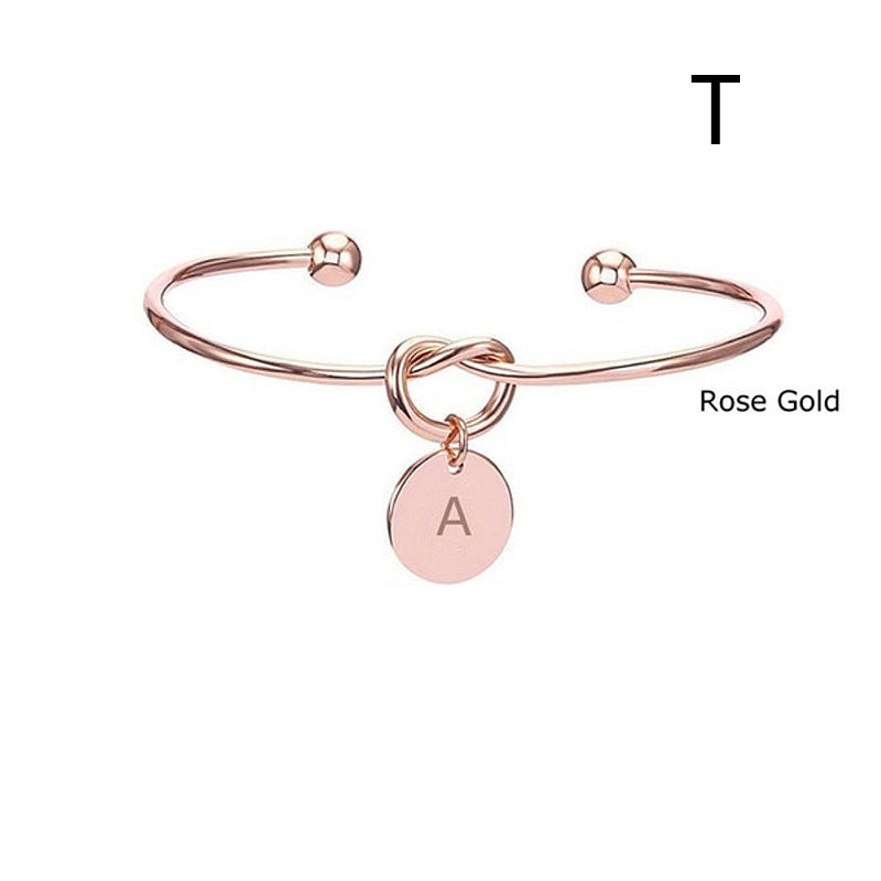 European And American Fashion Dead Knot Letter Bracelet
