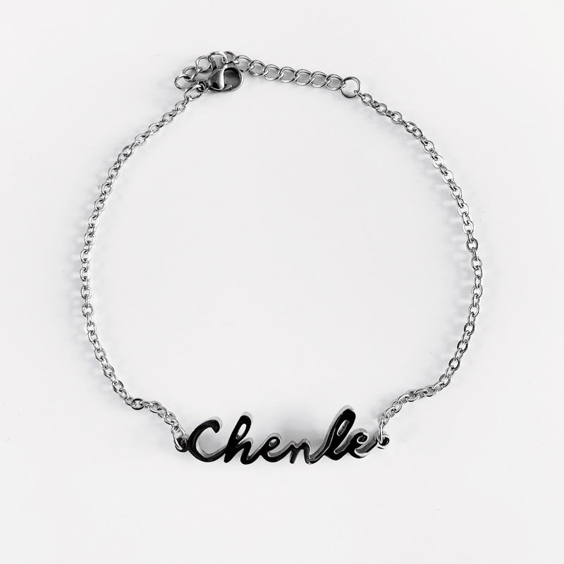 K-POP NCT Member Signature Letter Bracelet