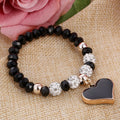 Fashion Sweet Love Pendant Crystal Bracelet Women