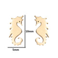 New Style Earrings Stainless Steel Plating Simple Cat Dolphin