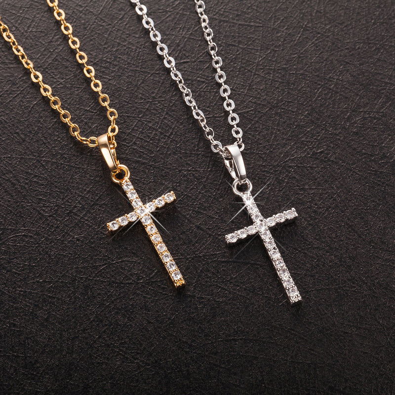 Cross Pendant Lady Necklace