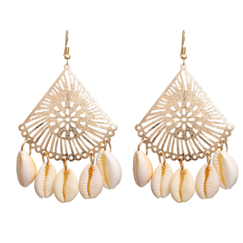 Shell Scallop Earring Set