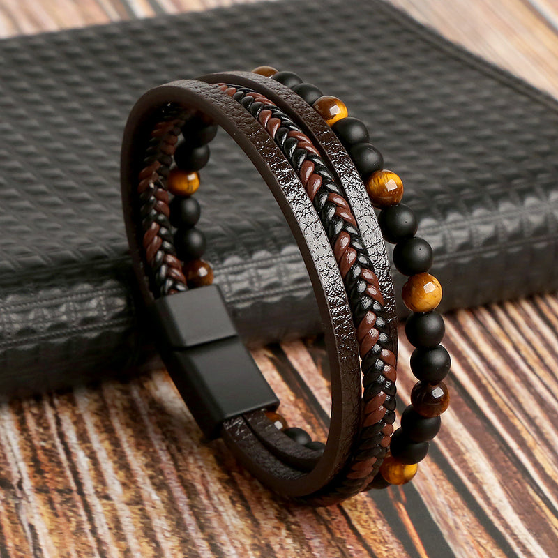 Stainless Steel Hand Woven Men's Bracelet