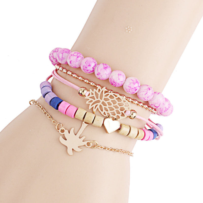 Colorful Handmade Beaded Bracelet Set