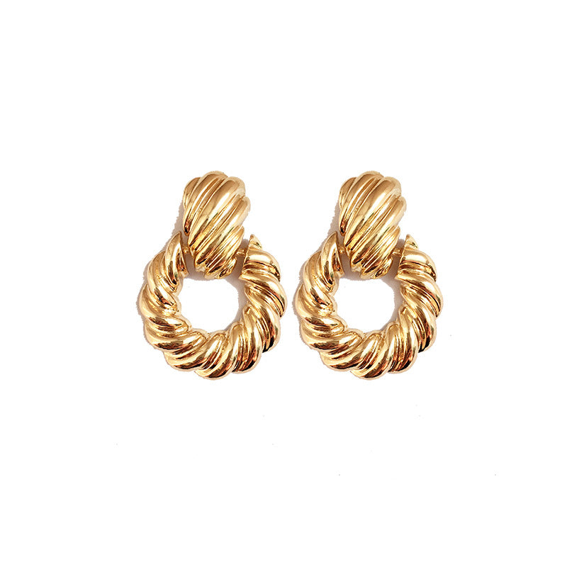 European and American alloy earrings