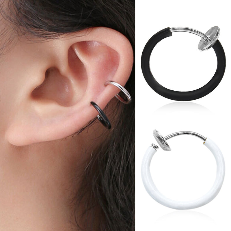 Simple Small Hoop Earring Fashion Single Non-pierced