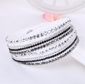 Korean velvet crystal bracelet