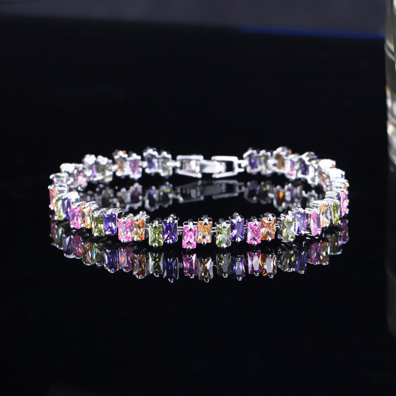 Cubic Zirconia and Diamond Bracelet for Women Charms Gifts for Mom