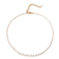 Frosty Wind Pearl Butterfly Clavicle Chain