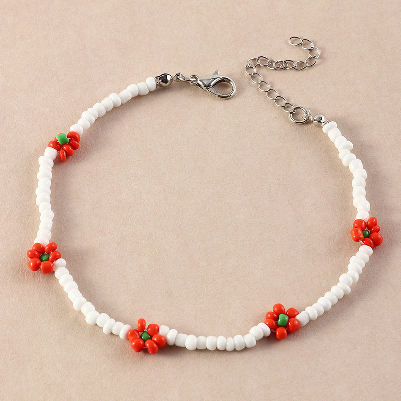 Bohemian Beach Resort Style Daisy Anklet