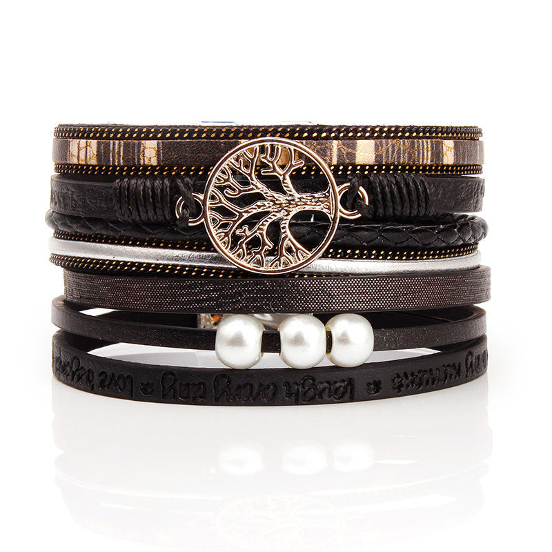 Trendy Retro Hand Woven Bracelet