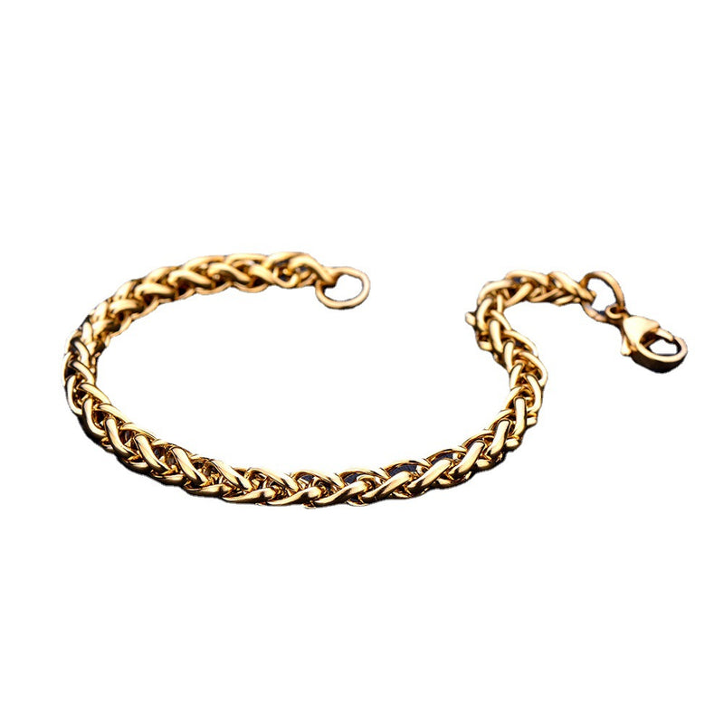 Simple Keel Chain Handmade Women's Men's Couple Universal Bracelet