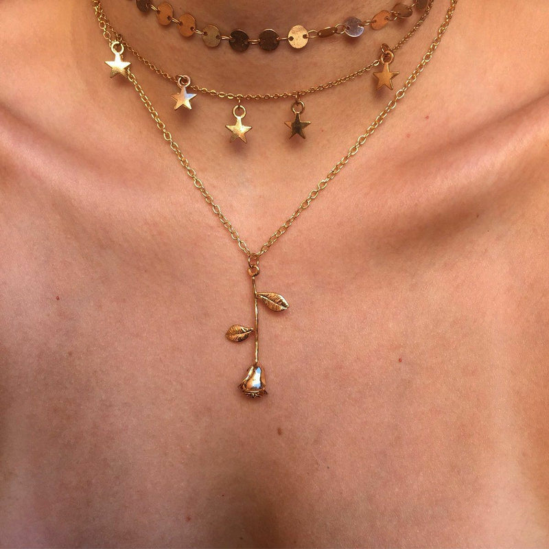 Rose necklace