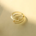 Transparent Resin Round Ring Bracelet Simple Girl