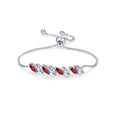 Adjustable European And American Colorful Diamond Zircon Bracelet Crystal Bracelet Lady