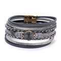 Magnetic buckle bracelet natural stone bracelet