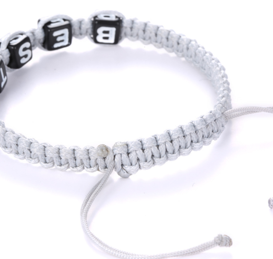 2pcs/pair Handmade Rope Chain Bracelet