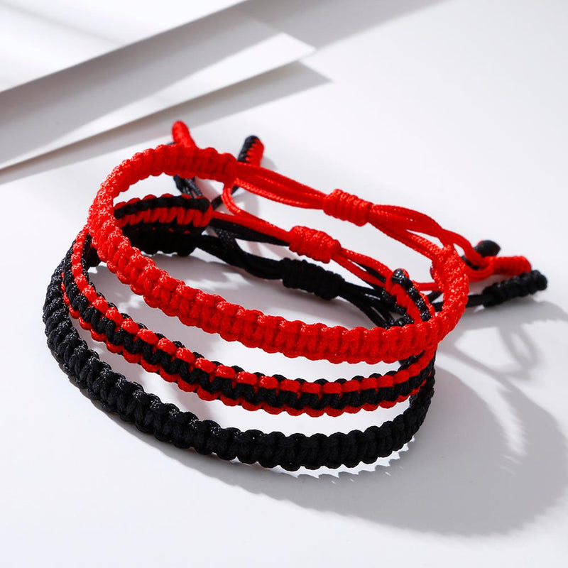 Chinese Red Knots String Bracelet