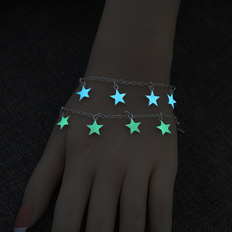 Glow In The Dark Star Themed Bracelet