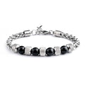 New Tiger Eye Men's Adjustable Beaded Bracelet