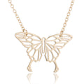 Style hollow butterfly necklace