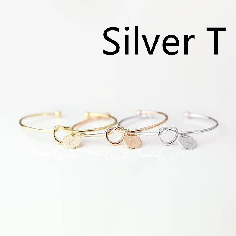 European And American Fashion Dead Knot Letter Bracelet
