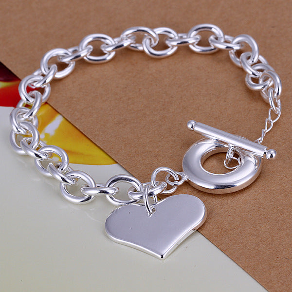 Korean version silver-plated bracelet
