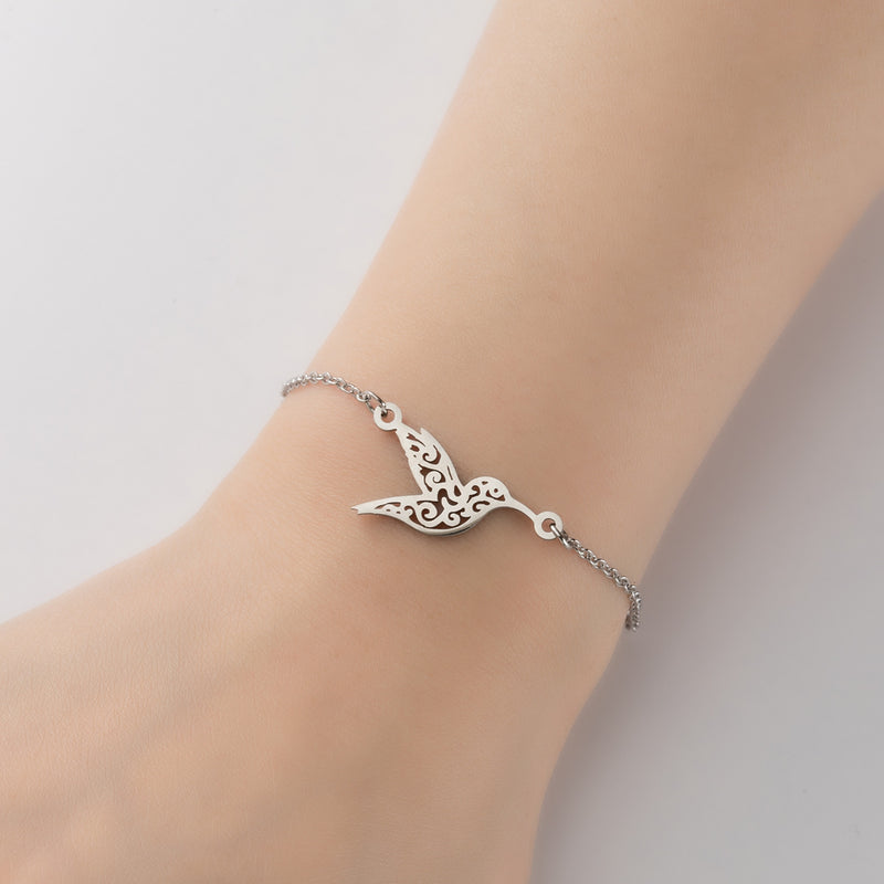 Light Luxury Animal Bracelet Ins Butterfly Bird Crown Lion