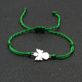 Stainless Steel Little Angel Bracelet Hand Woven Simple Adjustable