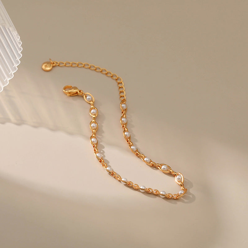 Small Jewelry Synthetic Pearl Bracelet Elegant