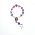 Colored Soft Ceramic Beads Rosary Bracelet Christian