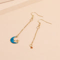 Japanese Ins Long Cute Earrings