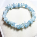 Crystal gravel single circle bracelet