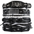 Vintage Men's Leather Bracelet European And American Woven Suit Carrying Strap